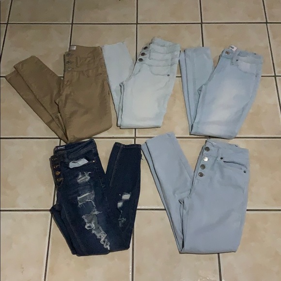 Bundle of 5 Pairs Of Jeans - Picture 2 of 5
